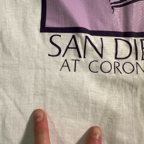 Vintage Deadstock le Meridien San Diego At Coronado Graphic Tee Shirt Size M - Picture 5 of 5